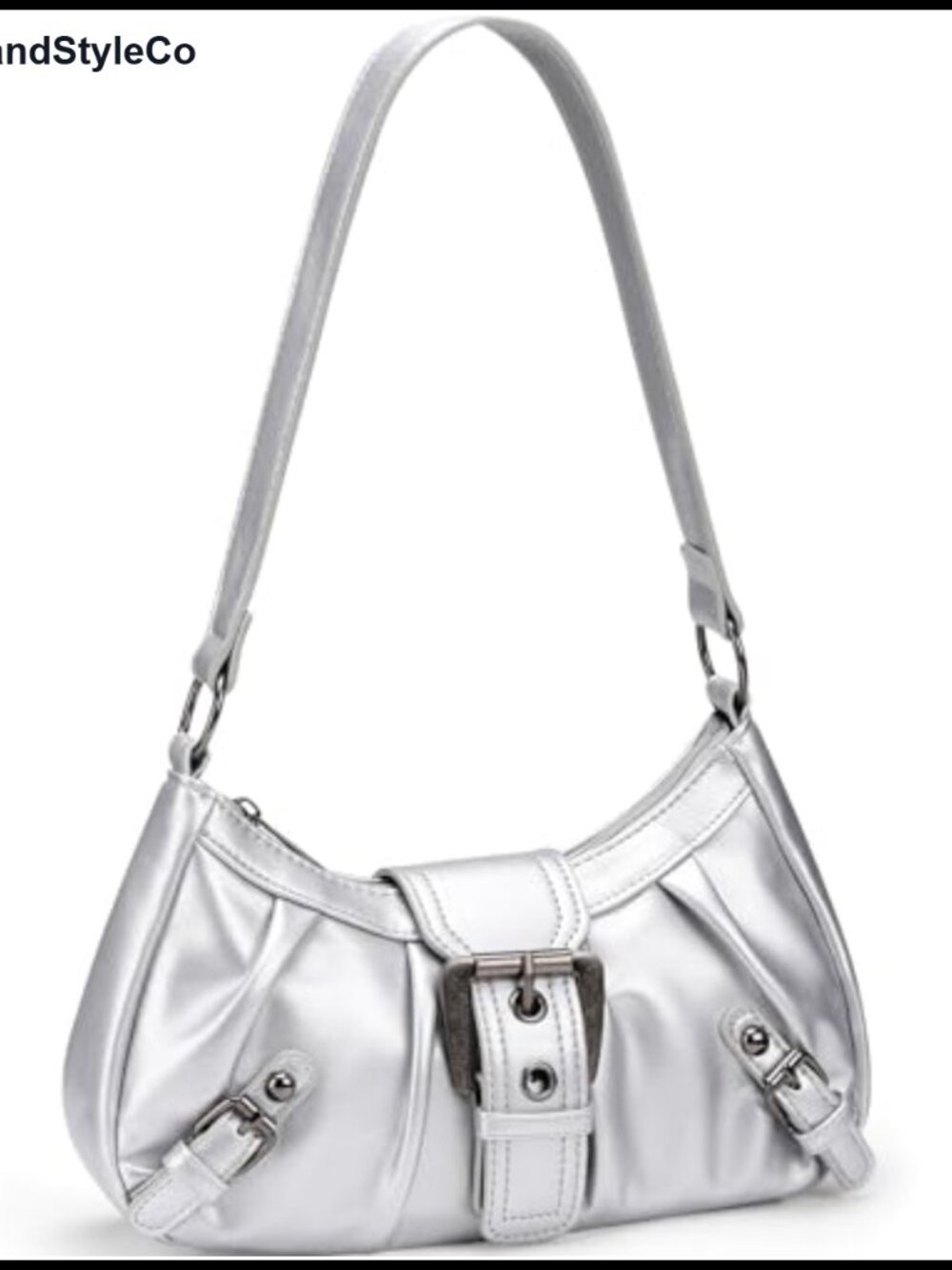 Vegan Leather Shoulder Bag Top Handle Hobo Tote Purse